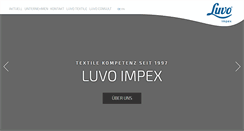 Desktop Screenshot of luvo-impex.de